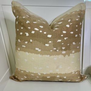 Ballard Designs ANTELOPE BROWN 22x22 Pillow